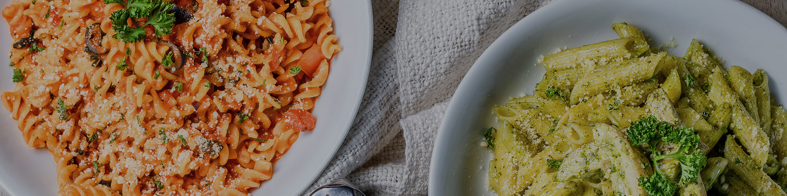 パスタ2種類の写真